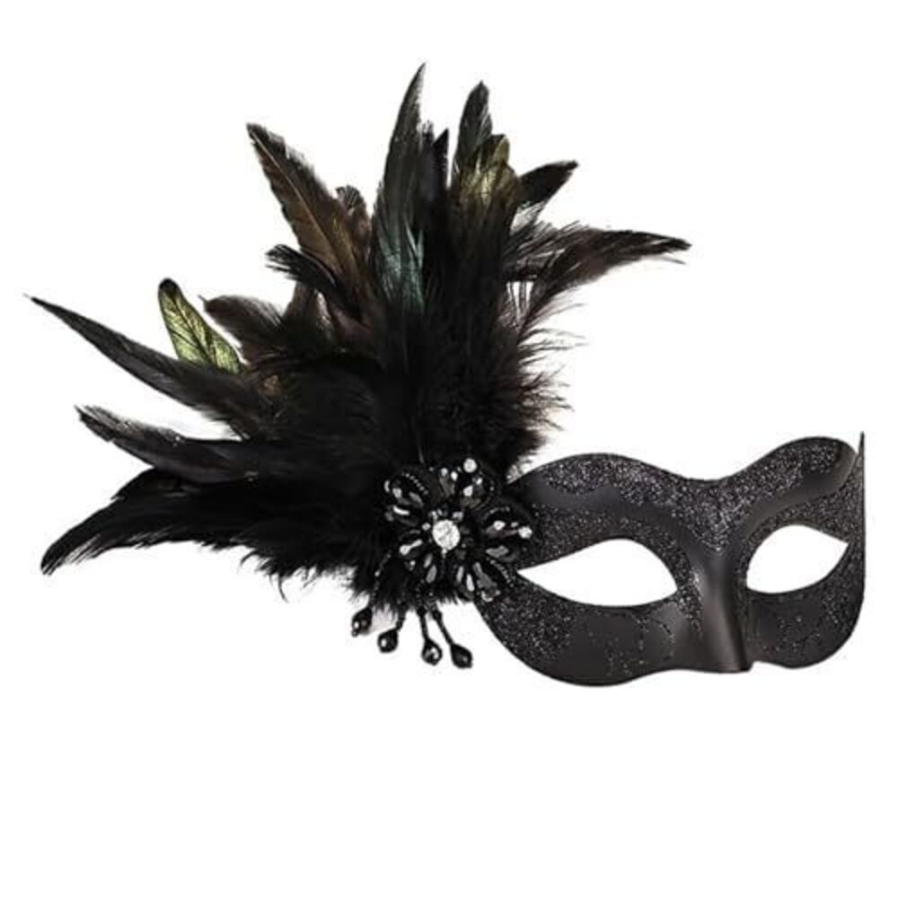 5038 Masquerade Mask Shiny Venetian Mask for Halloween Mardi Gras Costume